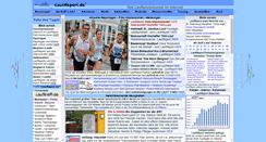 Desktop Screenshot of laufreport.de
