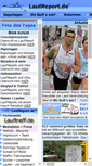 Mobile Screenshot of laufreport.de