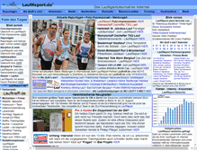 Tablet Screenshot of laufreport.de